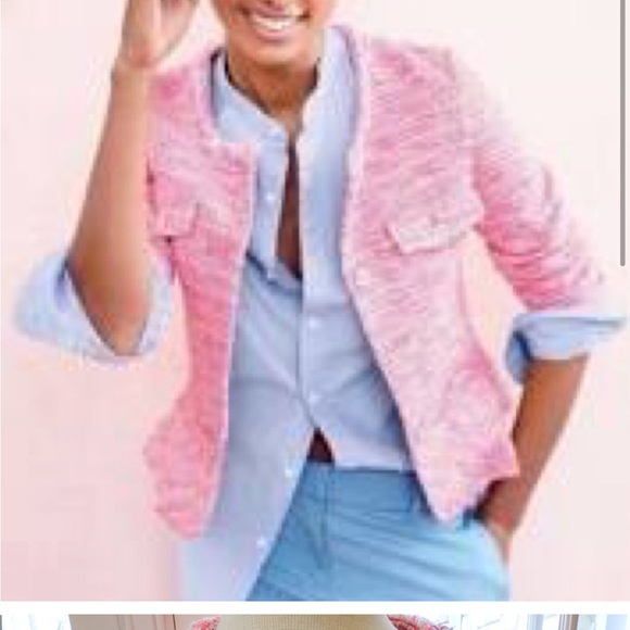 J.Crew Peplum Lady Jacket in Neon Fuschia Tweed - Picture 11 of 14